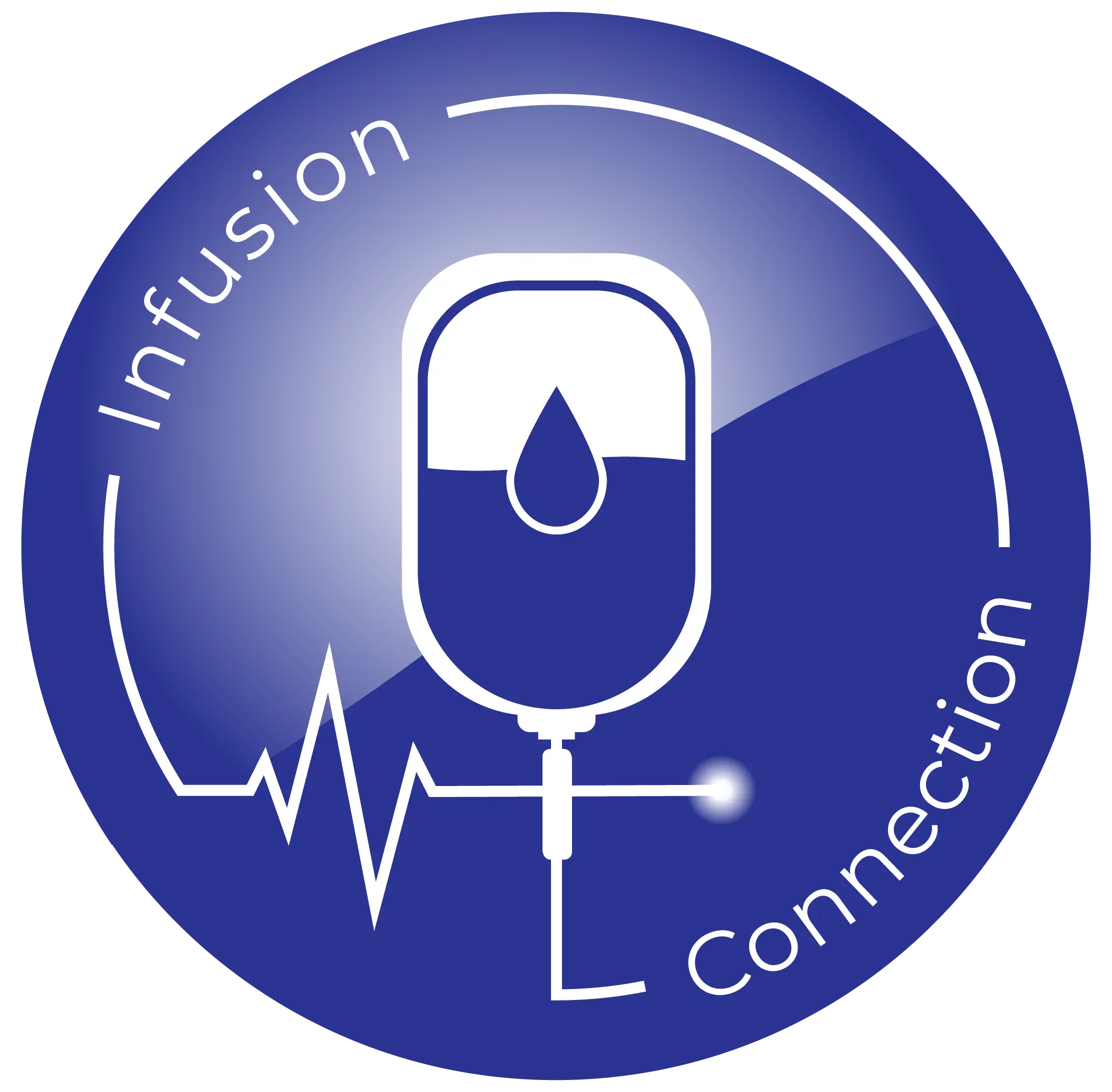 Infusion Connection Logo Badge - Blue